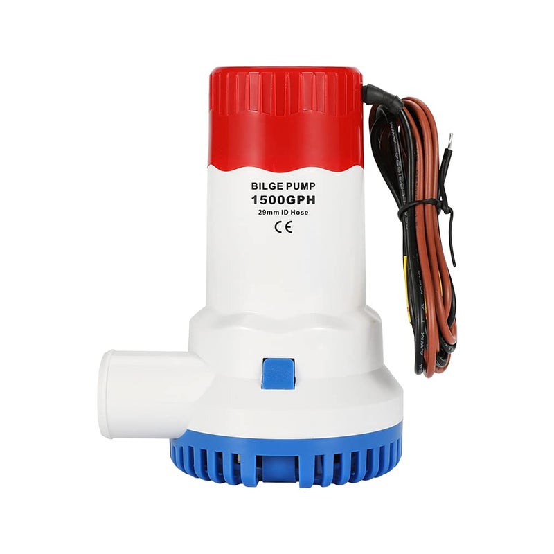 AIRTAK مضخة بيلج AIRTAK للقارب DC12V 1500GPH مضخة بيلج صغيرة 12 فولت مضخة مياه كهربائية منخفضة الضوضاء - Image 4